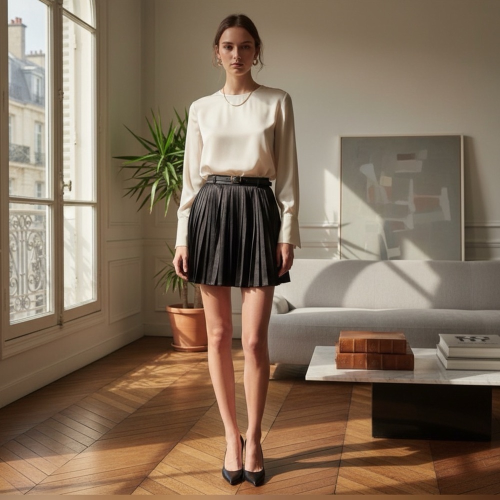 Aritzia Talula pleated skirt size small